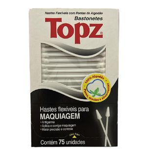 Imagem do produto Hastes Flexiveis Topz P/ Maquiagem Com 75 Uni