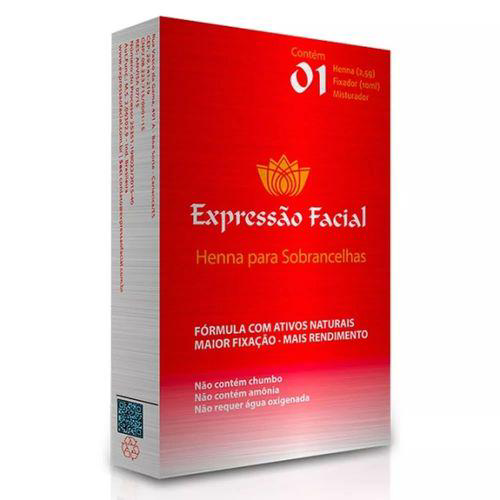 Henna Expressao Facial Claro 2 - Expressao Facial Castanho Claro