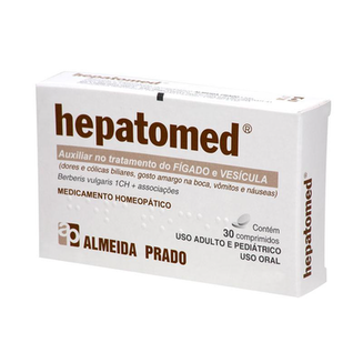 Hepatomed Com 30 Comprimidos