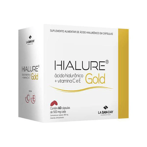 Hialure Gold 500Mg Com 60 Cápsulas