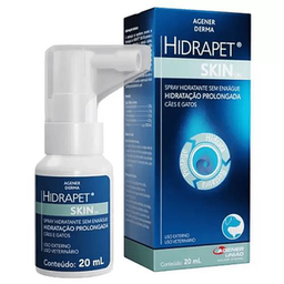 Hidrapet Skin On Spray Hidratação E Proteção Para Cães E Gatos 20Ml