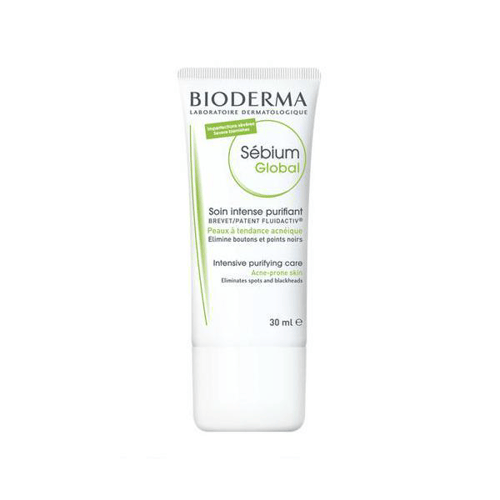 Hidratante Facial Sébium Global Bioderma Cuidado Antimarcas Da Acne Com 30Ml