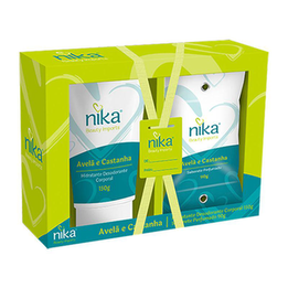 Hidratante Nika 150Gr+90Gr Sabonete Avela E Castanha