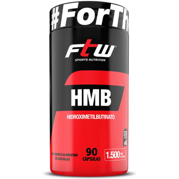 Imagem do produto Hmb Suplemento Hidroximetilbutirato 500Mg Ftw 90 Cápsulas 