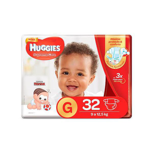 Imagem do produto Huggies Fralda Supreme Care Unissex Mega G 32 Unidades