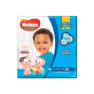 Imagem do produto Huggies Fralda Tripla Proteção Xxg 22 Unidades