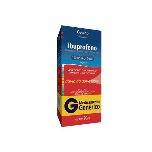 Ibuprofeno - 100Mg 20Ml Geolab Genérico