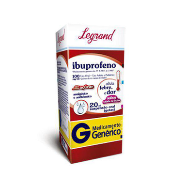 Ibuprofeno 100Mg Com 20Ml Ibuprofeno 100Mg Com 20Ml - Legrand Genérico