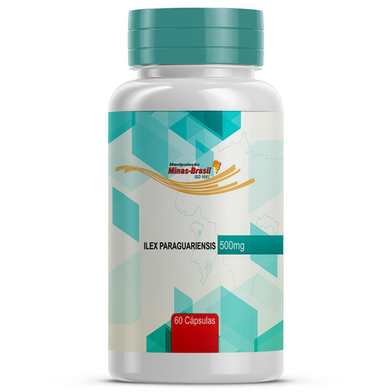 Ilex Paraguariensis 500Mg Com 60 Cápsulas