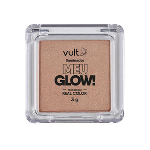 Iluminador Facial Compacto Vult Meu Glow 3G Bronze