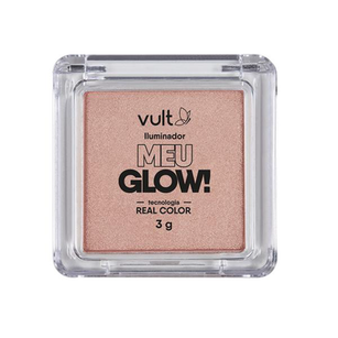 Iluminador Facial Compacto Vult Meu Glow 3G Champagne