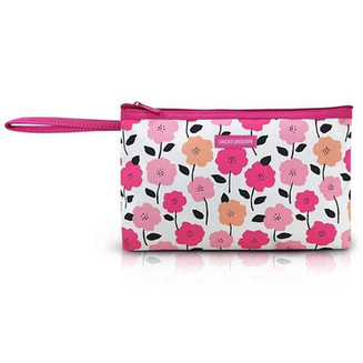 Jacki Design Necessaire Com Alça Lover Floral Rosa