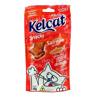 Kelcat Snack Salmao 40G