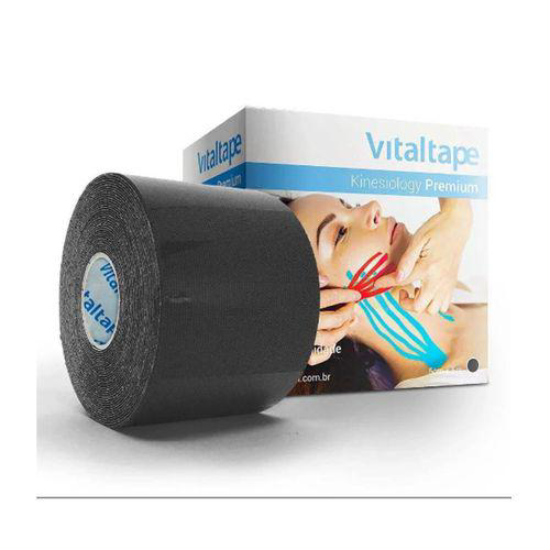 Kinesio Vitaltape Rolo Preto