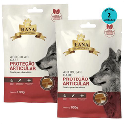 Kit 2 Snacks Hana Healthy Life Articular Care Proteção Articular P/ Cães Adultos 100G