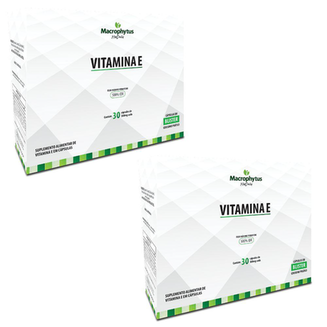 Imagem do produto Kit 2X Vitamina E 500% Idr 400 Ui 30 Cápsulas Macrophytus