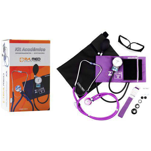 Kit Acadêmico P.a. Med Kpa257 Roxo