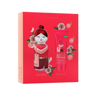 Imagem do produto Kit Benetton Sisterland Red Edt Perfume Feminino 80Ml E Loção Corporal 75Ml United Colors Of Benetton