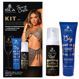 Imagem do produto Kit Bronze By Tainá Costa Isla Unique Tan ' Qod Barber Shop