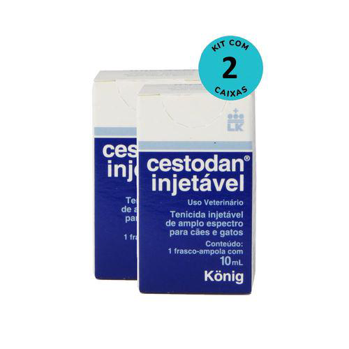 Imagem do produto Kit Cestodan Injetável König 10Ml Com 2 Unidades