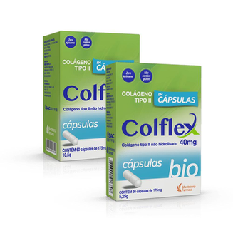 Kit Colflex Bio Colágeno Tipo Ii Não Hidrol. 60 Compr.+30 Comprimidos