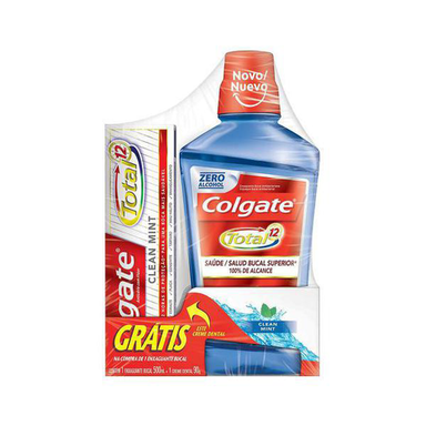 Kit Colgate Total 12 Clean Mint 1 Unidade