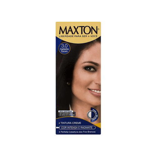 Kit Coloração Maxton Castanho Escuro 3.0 Com 1 Unidade