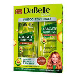 Kit Dabelle Abacate Nutritivo Shampoo Com 250Ml + Condicionador 200Ml 1 Unidade