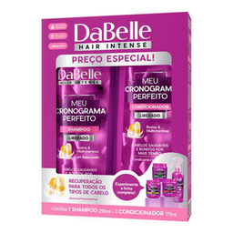 Kit Dabelle Meu Cronograma Perfeito Shampoo Com 250Ml + Condicionador 175Ml 1 Unidade