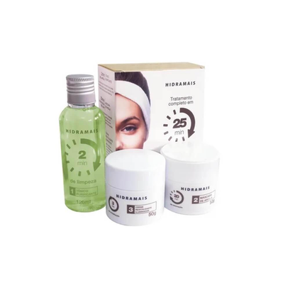 Kit De Limpeza Profunda Hidramais Home Spa Para O Rosto