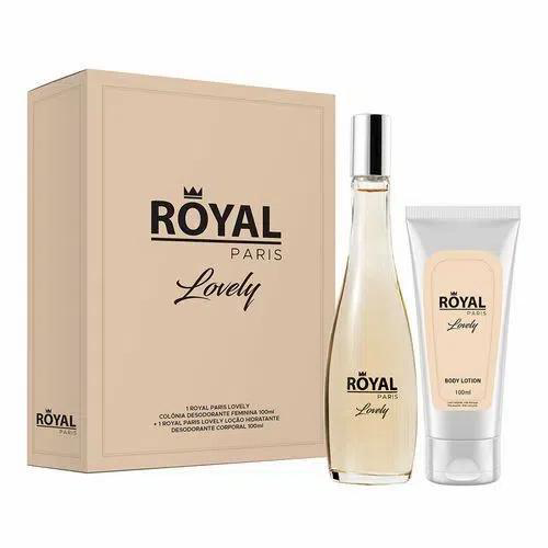 Imagem do produto Kit De Perfume Feminino Lovely Royal Paris Deo Colônia 100Ml + Loção Corporal