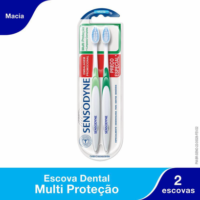 Kit Escova De Dente Sensodyne Multi Proteção Com 2 Unidades