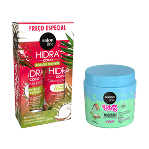 Kit Hidra Nutrição E Todecacho Hidratação Salon Line