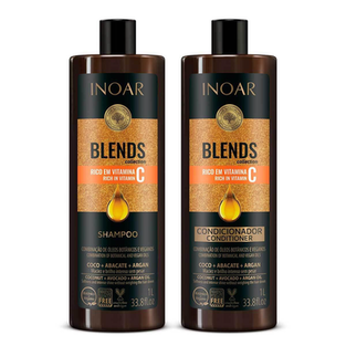 Imagem do produto Kit Inoar Blends Collection Shampoo Com 1L + Condicionador 1 Unidade