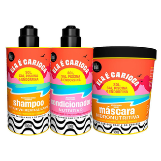 Imagem do produto Kit Lola Ela É Carioca Shampoo E Condicionador E Máscara Lola Cosmetics