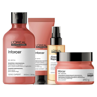 Imagem do produto Kit L'oréal Professionnel Serie Expert Inforcer Shampoo E Condicionador E Máscara E Óleo