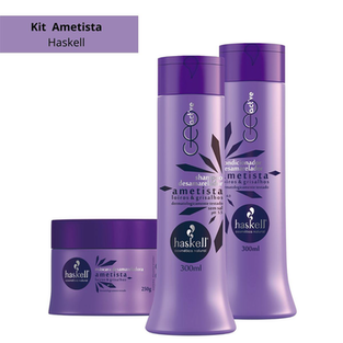 Imagem do produto Kit Matizador Haskell Ametista Shampoo Condicionador E Mascara