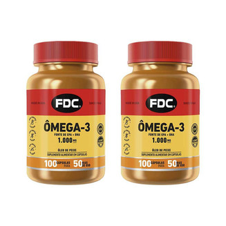 Imagem do produto Kit Omega3 Epa 1000Mg 100 Cápsulas 50% De Desconto Na Segunda Unidade Fdc