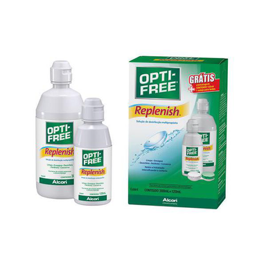 Kit Optifree Replenish 300Ml E Brinde