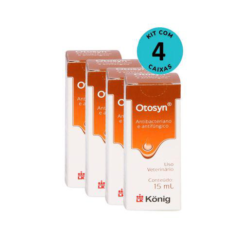 Imagem do produto Kit Otosyn 15Ml König C 4 Unidades