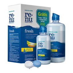 Imagem do produto Kit Para Limpeza De Lente Contato 2 Renu Fresh Com 355Ml E 120Ml + Rebalance 10Ml Bausch Lomb 1 Unidade