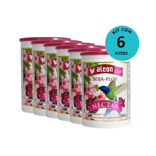 Imagem do produto Kit Ração Alcon Club Beija Flor Néctar 600G C/ 6 Unidades