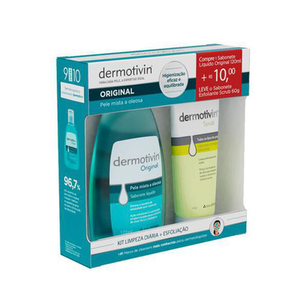 Imagem do produto Kit Sabonete Líquido Dermotivin Original 120Ml + Sabonete Esfoliante Scrub 60G