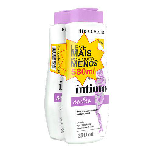 Kit Sabonete Líquido Intimo Hidramais Neutro 290Ml 2 Unidades