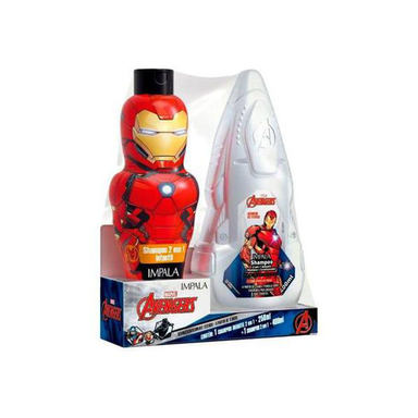 Imagem do produto Kit Shampoo 2 Em 1 250Ml + Shampoo 2 Em 1 400Ml Impala Avengers Homem De Ferro