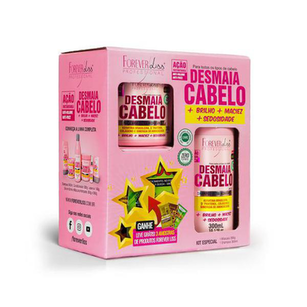 Kit Shampoo 300Ml + Máscara 200G Forever Liss Desmaia Cabelo