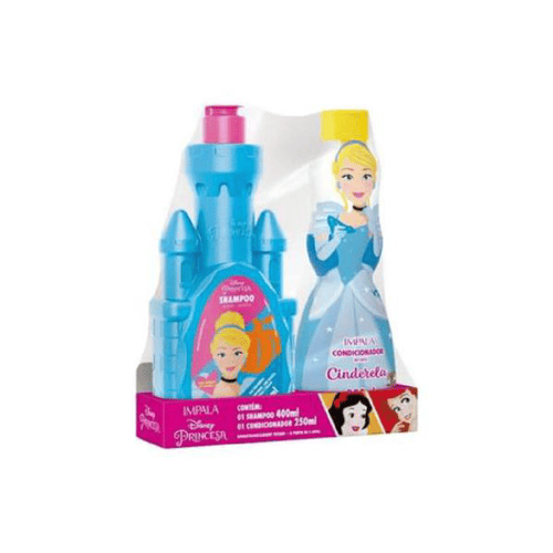 Imagem do produto Kit Shampoo 400Ml + Condicionador 250Ml Impala Princesas Cinderela