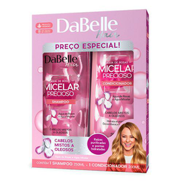 Imagem do produto Kit Shampoo + Condicionador Dabelle Hair Micelar Precioso