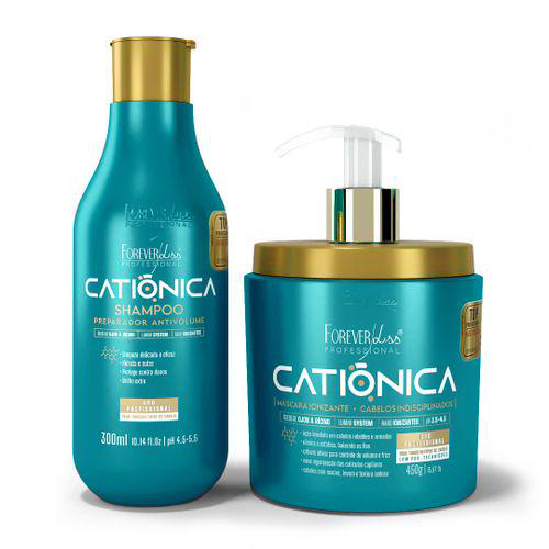 Imagem do produto Kit Shampoo E Máscara Capilar Catiônica Forever Liss