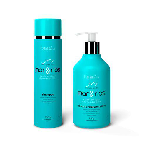 Kit Shampoo E Máscara Mariana Rios Forever Liss Mar&Rios